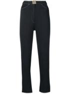 Prada Pre-owned 1990's Cropped Trousers - Black