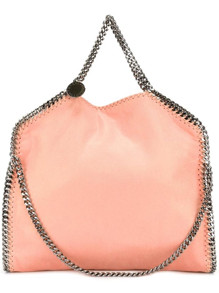 Stella Mccartney Mini Falabella Shaggy Deer Tote, Women's, Yellow/orange, Polyester