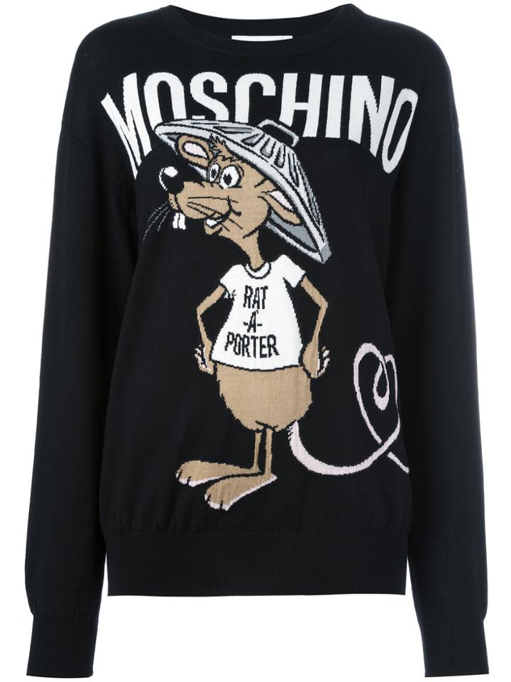 Moschino Rat-a-porter Jumper - Black