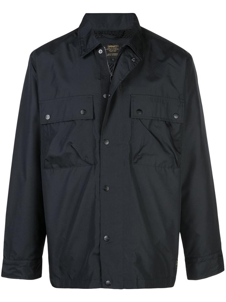 Carhartt Wip Waterproof Flap Pocket Jacket - Blue