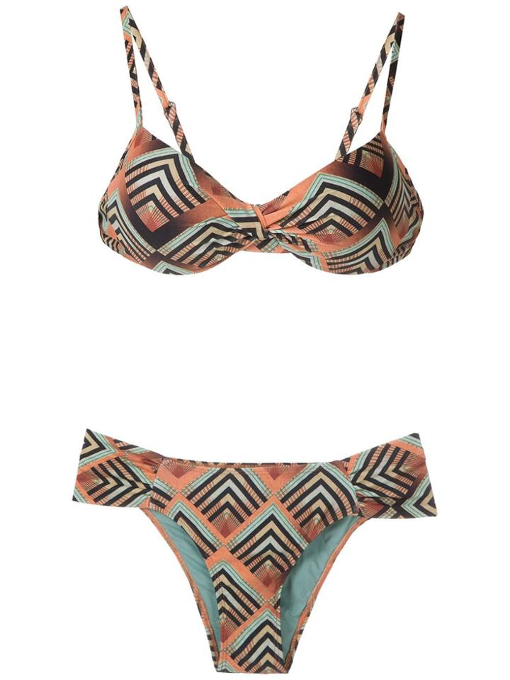 Lygia & Nanny Vitoria Printed Bikini Set - Orange