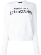Dsquared2 Toronto's Caten Twins Sweatshirt, Women's, Size: Xs, White, Cotton