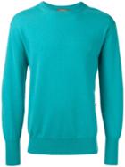 N.peal Ribbed Trim Sweatshirt, Men's, Size: Medium, Green, Cashmere