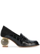Loewe Sculptural Heel Pumps - Black