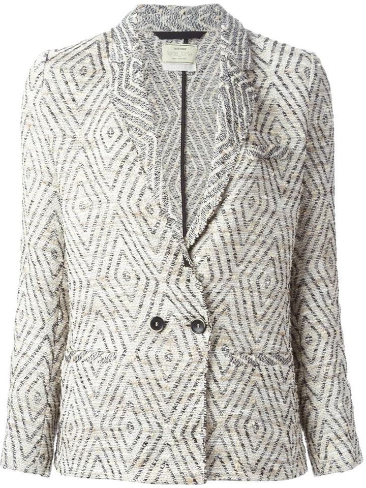 Forte Forte Geometric Jacquard Blazer
