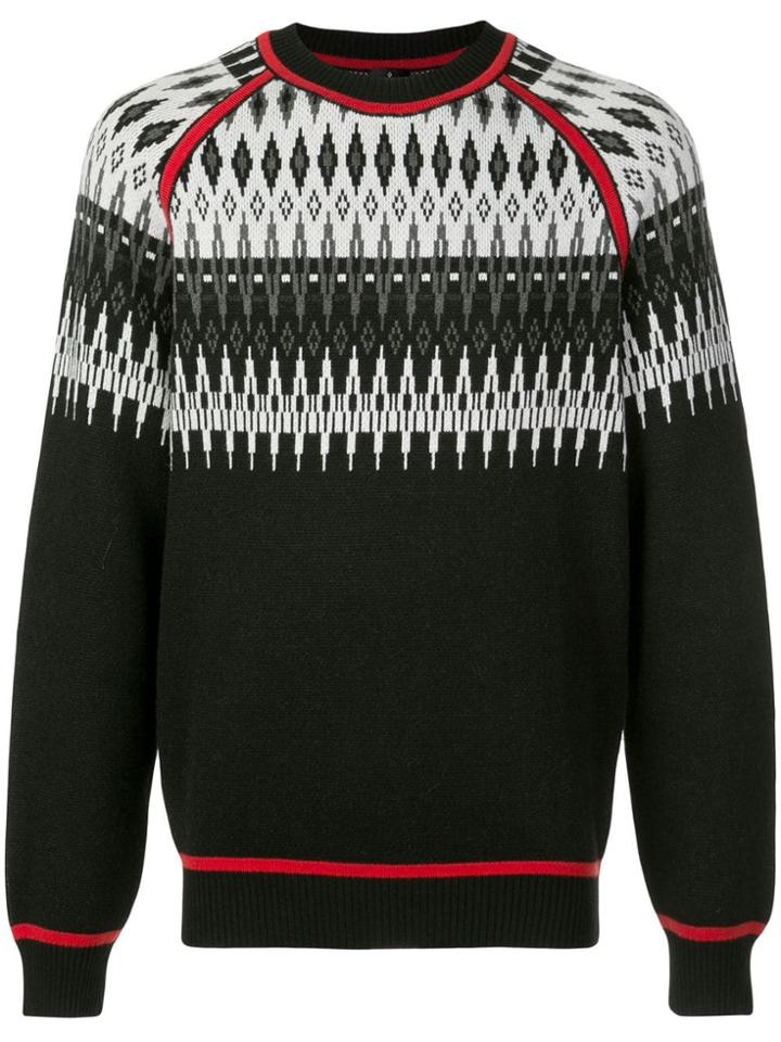 Marcelo Burlon County Of Milan Norwegian Intarsia Jumper - White