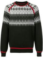 Marcelo Burlon County Of Milan Norwegian Intarsia Jumper - White