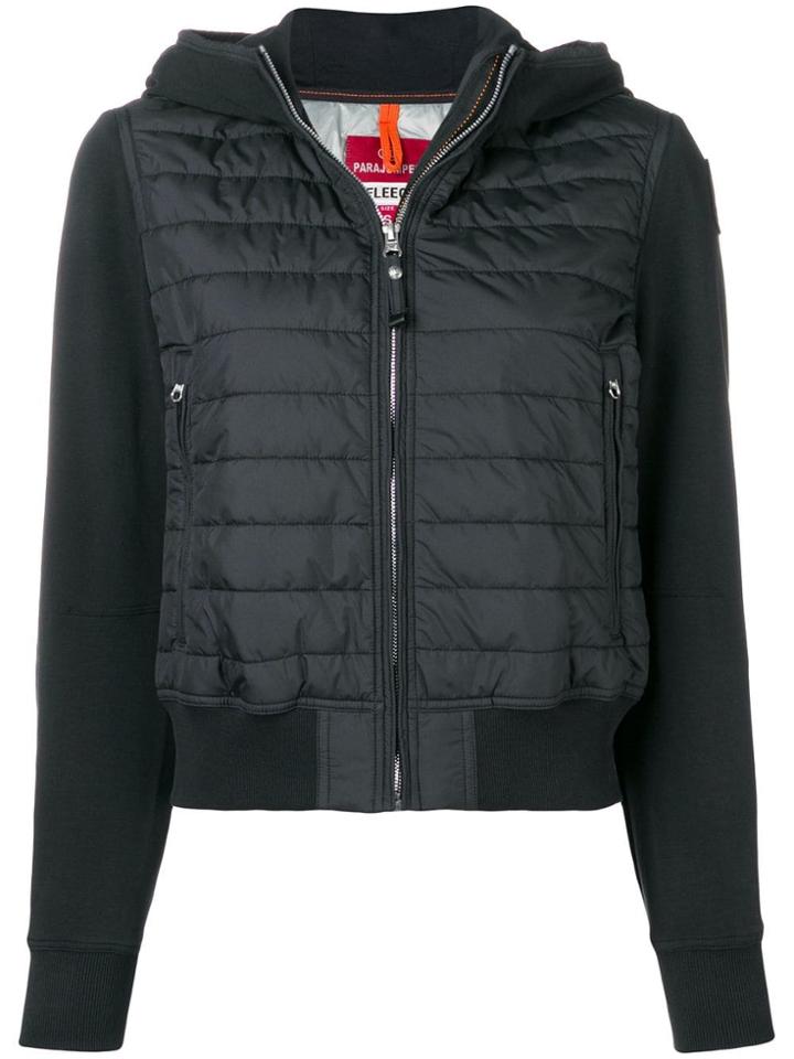 Parajumpers Cropped Padded Bomber Jacket - Black