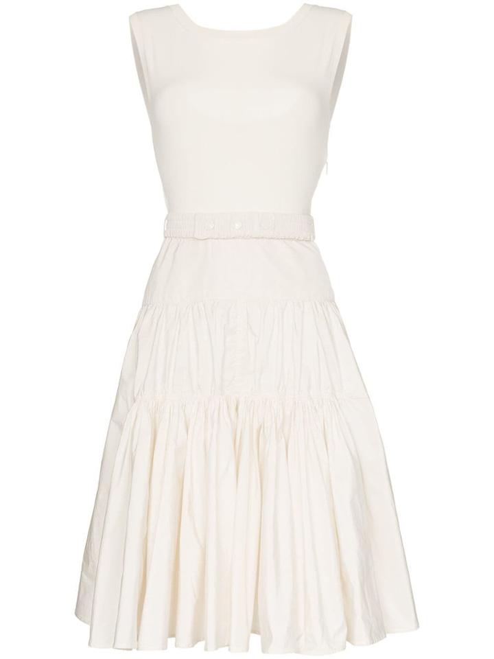 Moncler Belted Midi-dress - White