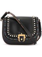 Paula Cademartori Studded Cross Body Bag - Black