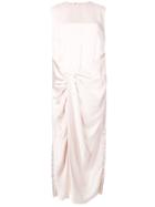 Marina Moscone Knot Detail Dress - Pink