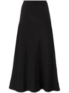 Forme D'expression Flared Midi Skirt, Women's, Size: 42, Black, Virgin Wool
