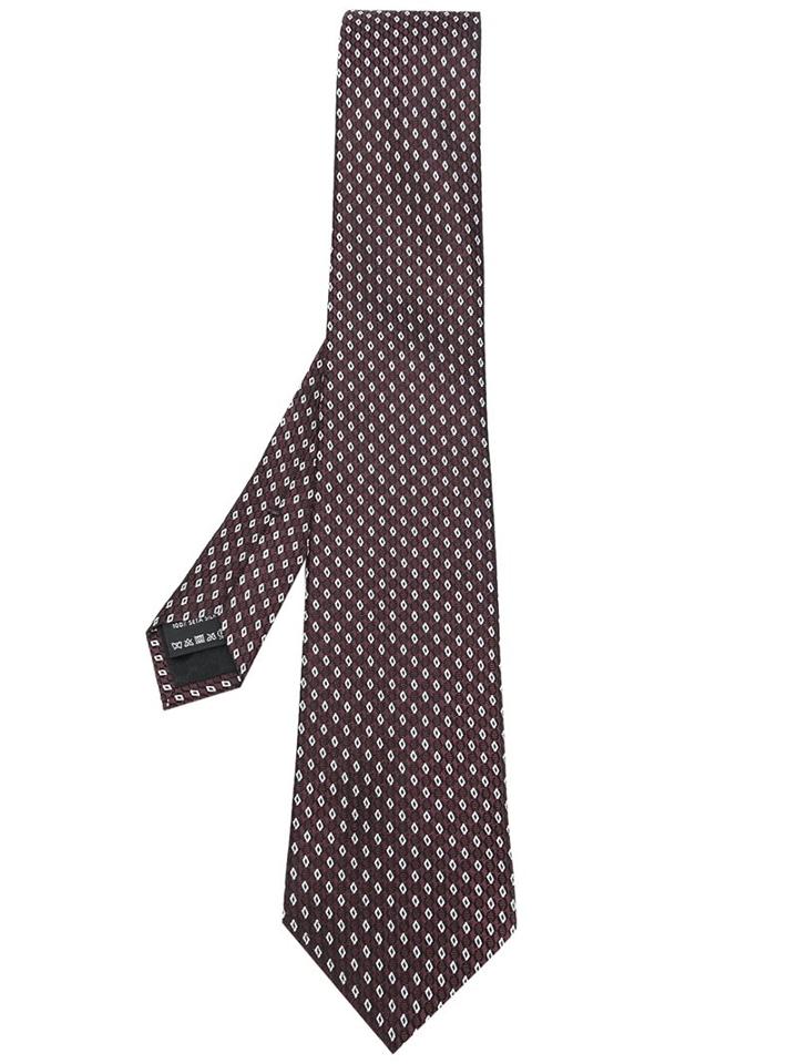 Z Zegna Diamond Jacquard Tie