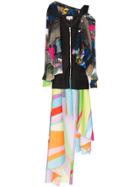 Natasha Zinko Panelled Illusion Maxi Dress - Black