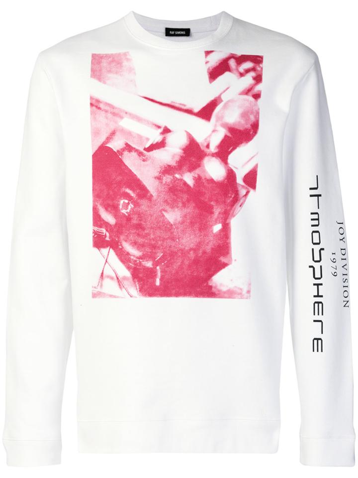Raf Simons Box Print Sweatshirt - White