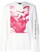 Raf Simons Box Print Sweatshirt - White