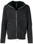 Giorgio Brato Shearling Hooded Jacket - Black