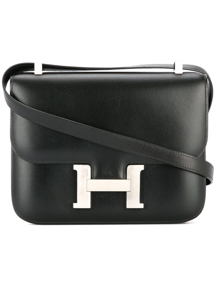 Hermès Vintage Constance Shoulder Bag - Black