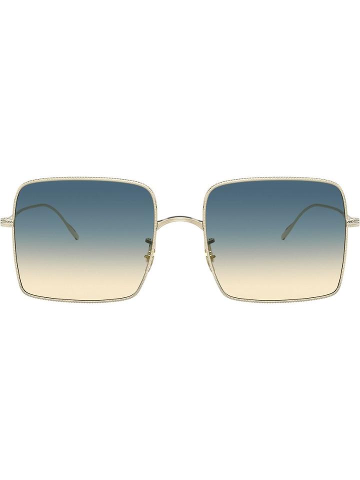 Oliver Peoples Rassine Gradient Sunglasses - 503575 Sotf Gold