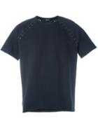 No21 Eyelet Detail T-shirt, Men's, Size: S, Blue, Cotton