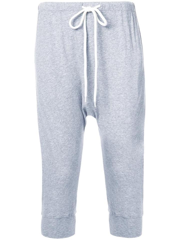 Bassike Crop Lo Slung Trousers, Women's, Size: 10, Grey, Organic Cotton