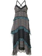 Proenza Schouler - Floral-print Dress - Women - Silk/acetate/viscose - 4, Silk/acetate/viscose