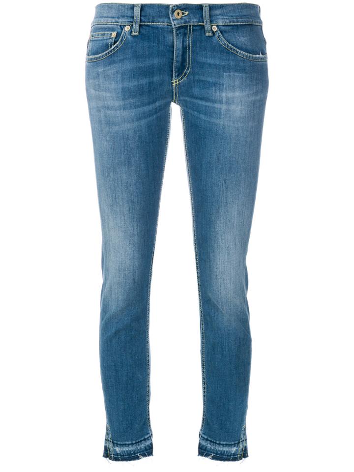 Dondup Cropped Skinny Jeans - Blue