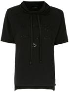 Andrea Bogosian Short Sleeved Sweatshirt - Black