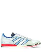 Adidas By Raf Simons Metallic Silver X Raf Stan Smith Printed Leather