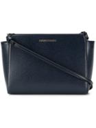Emporio Armani Logo Crossbody Bag - Blue