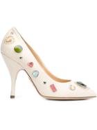 Charlotte Olympia 'etta' Pumps - Nude & Neutrals