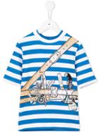 Stella Mccartney Kids - Adventurer Print T-shirt - Kids - Polyamide/spandex/elastane - 2 Yrs, Toddler Boy's, Blue