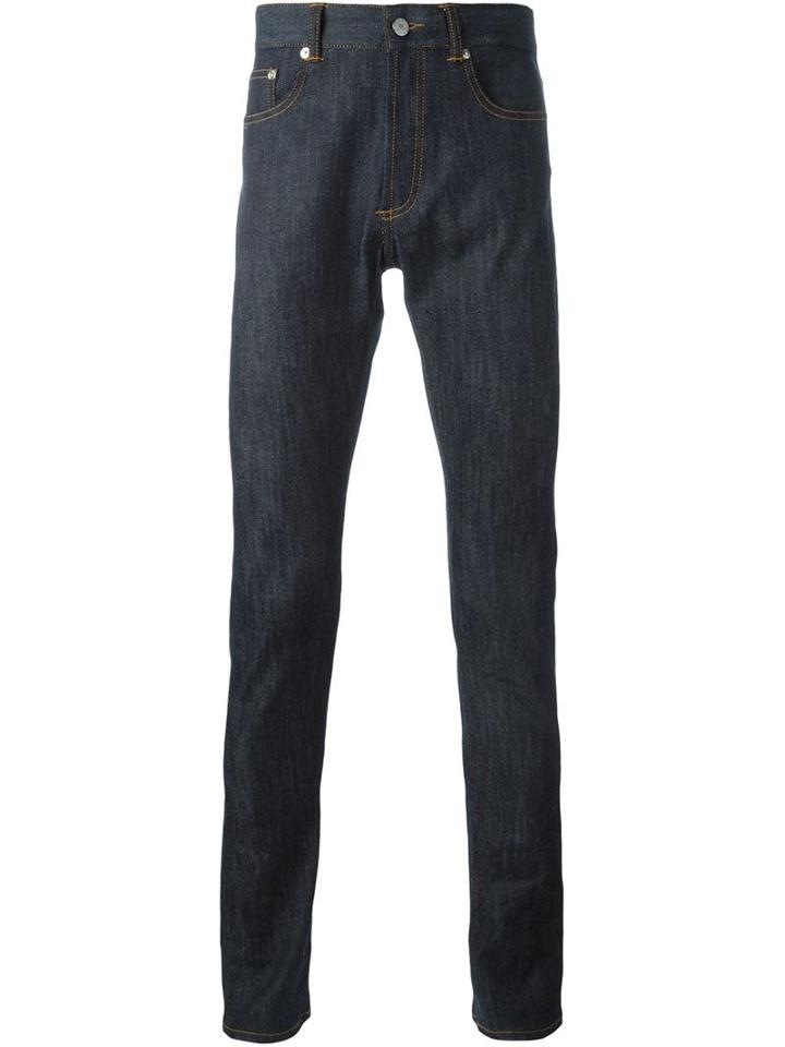 Givenchy Slim Fit Jeans, Men's, Size: 33, Blue, Cotton/spandex/elastane