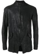 Salvatore Santoro Slouch-fit Jacket, Men's, Size: 50, Black, Leather