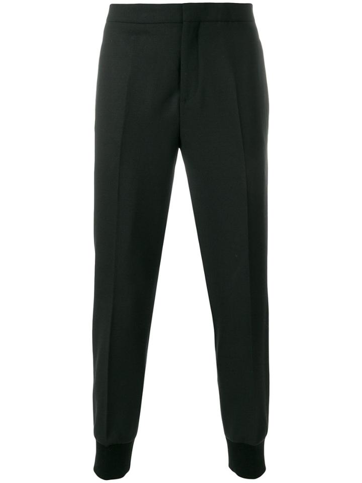 Neil Barrett Two Stripe Tailored Joggers - Black