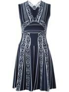 Peter Pilotto 'index' Knit Mini Dress, Women's, Size: Medium, Blue, Viscose/polyamide/polyester/spandex/elastane