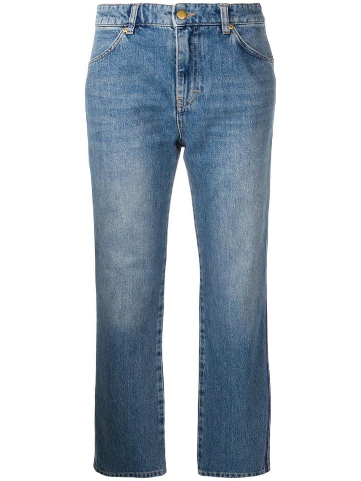 Victoria Victoria Beckham Cali Cropped Jeans - Blue