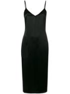 Versus Side Slit Zipped Dress - Black