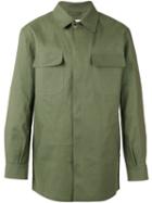 Mackintosh - Patch Pocket Over Shirt - Men - Cotton - 40, Green, Cotton