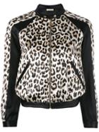 Nina Ricci - Leopard Print Cropped Jacket - Women - Acetate - 38, Women's, Black, Acetate