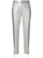 Golden Goose Metallic Fitted Trousers - Grey