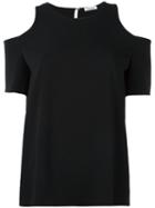 P.a.r.o.s.h. Cold-shoulder Top, Women's, Black, Polyester