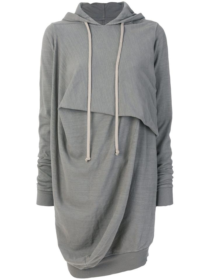 Rick Owens Drkshdw Seahorse Hoodie - Grey