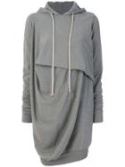 Rick Owens Drkshdw Seahorse Hoodie - Grey