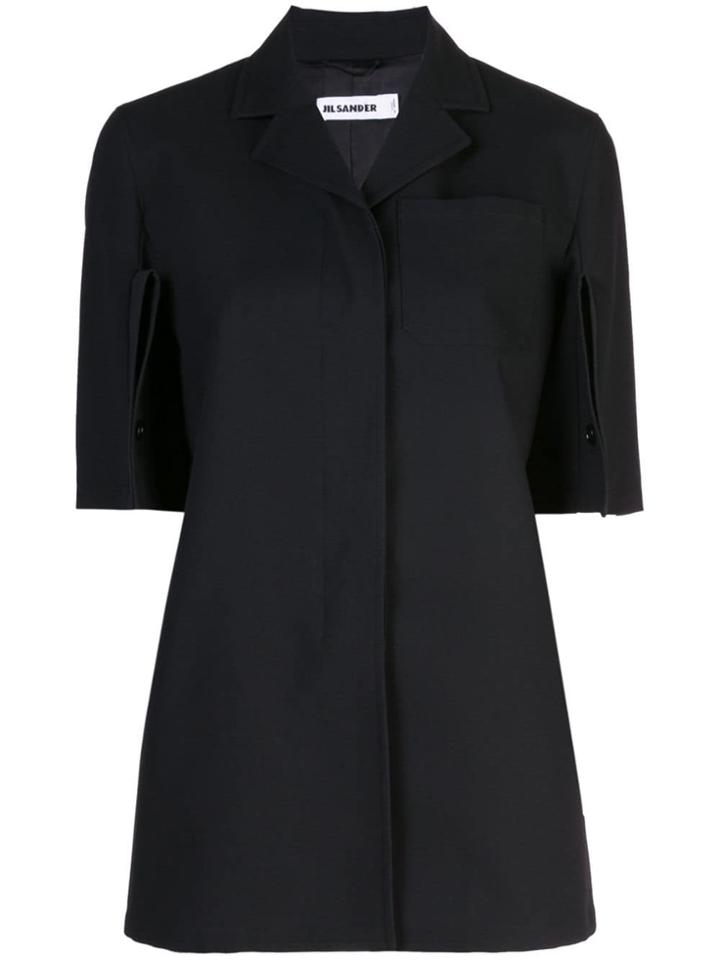 Jil Sander Cuff Inserts Shirt - Black