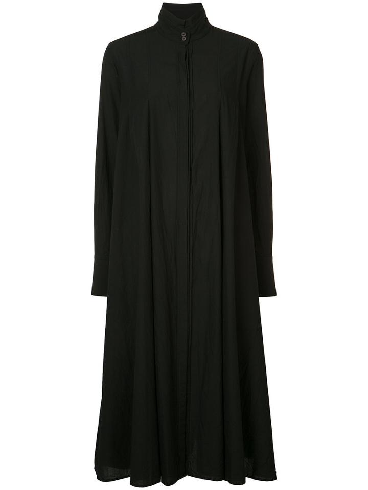 Forme D'expression - Empire Shirt Dress - Women - Cotton - 42, Black, Cotton