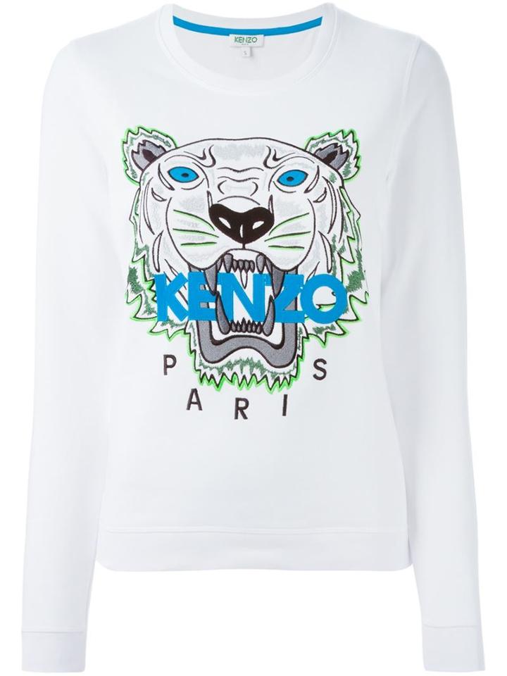 Kenzo 'tiger' Sweatshirt, Women's, Size: Medium, White, Cotton