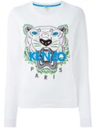 Kenzo 'tiger' Sweatshirt, Women's, Size: Medium, White, Cotton