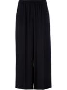 Theory Elasticated Culottes, Women's, Size: M, Black, Silk