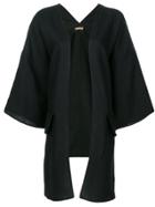 Nehera Linen Kimono Jacket - Black